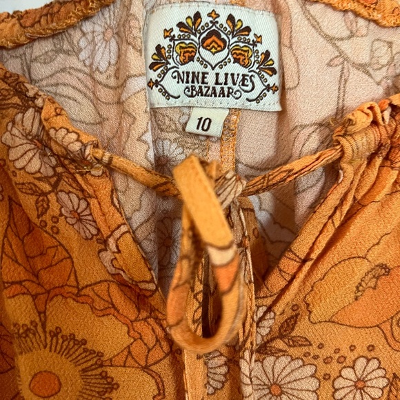 Nine Lives Bazaar Sadie Mini Dress in Sunlight - Picture 5 of 5